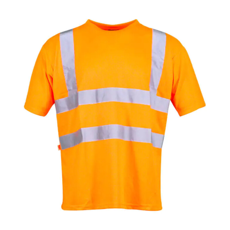 Warrior Hi Vis Work T-Shirt - Orange Thumbnail