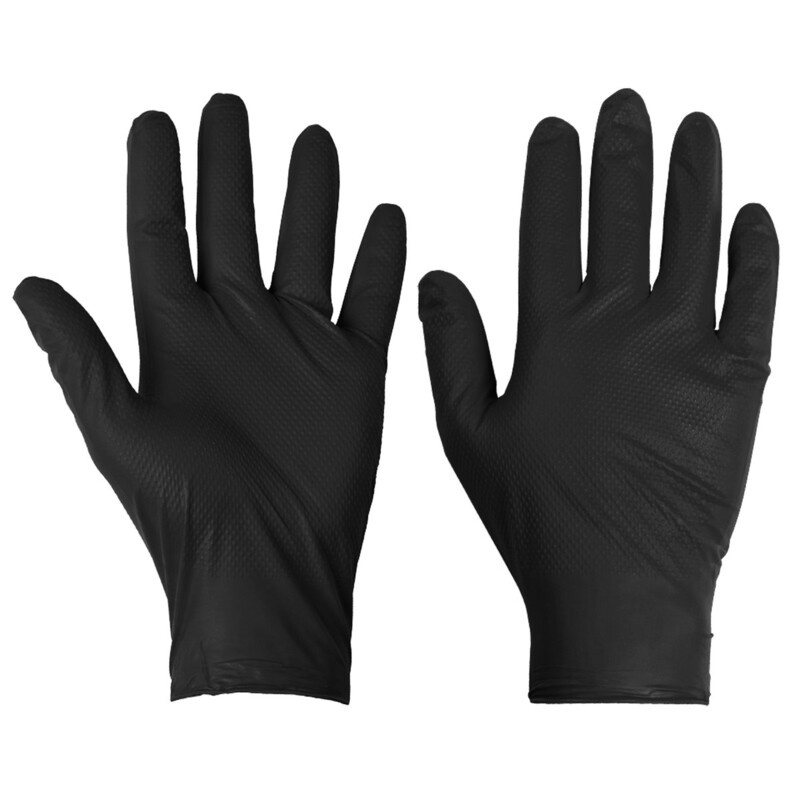 Supertouch Diamond Grip Work Gloves - Black - 1000 Pieces Thumbnail