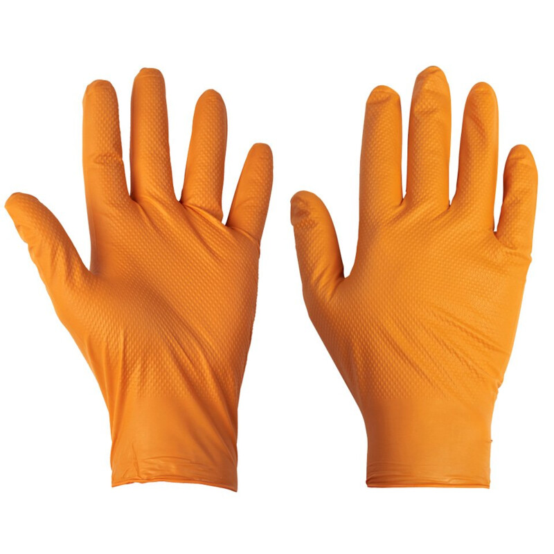 Supertouch Diamond Grip Work Gloves - Orange - 1000 Pieces Thumbnail
