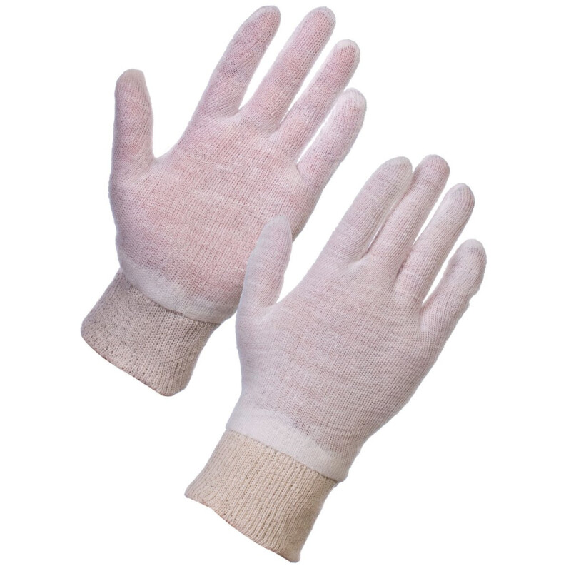 Supertouch Polycotton Knit Wrist Work Gloves - Mens - 600 Pairs Thumbnail