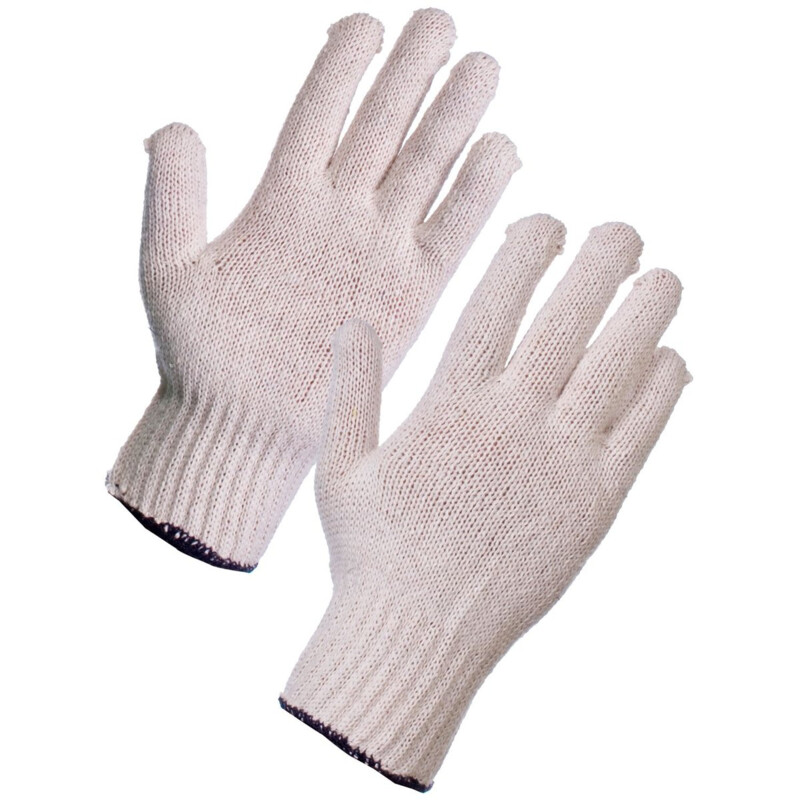 Supertouch Seamless Mixed Fibre Polycotton Work Gloves - Natural - 240 Pairs Thumbnail