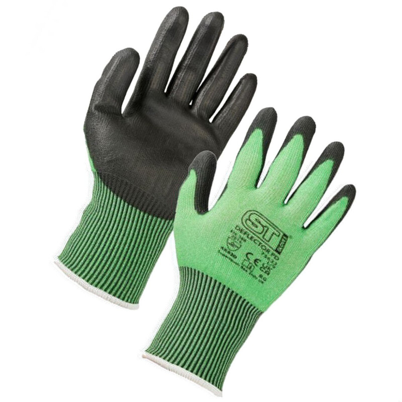 Supertouch PD Work Gloves - Green - 120 Pairs Thumbnail