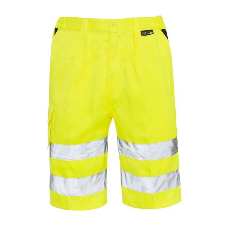 Supertouch Hi Vis Shorts - Yellow Thumbnail