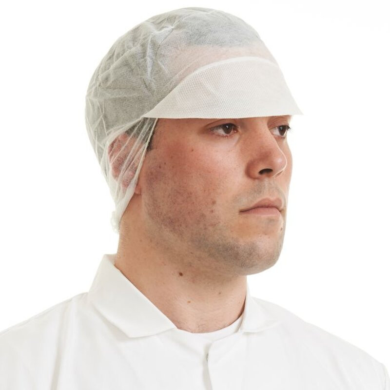 Supertouch Snood Cap - 500 Pieces - White Thumbnail